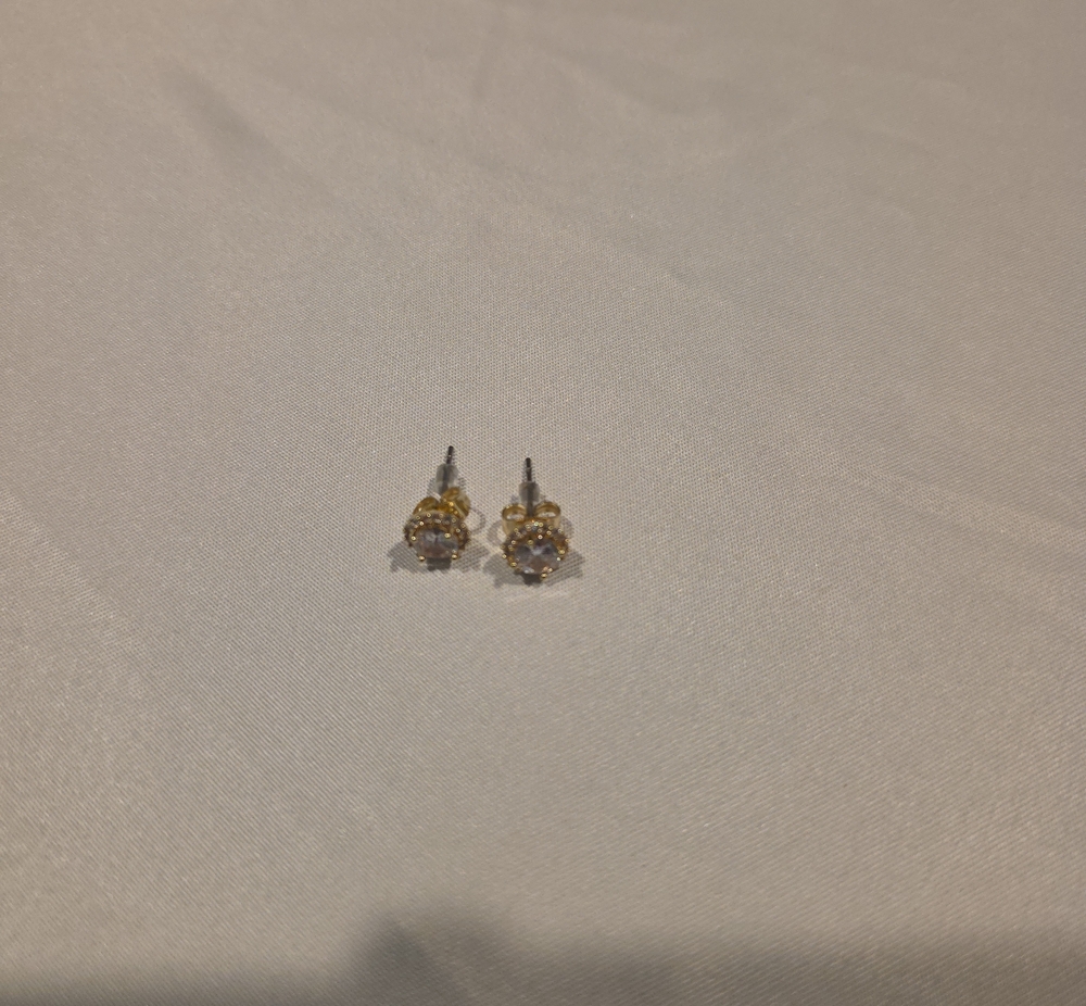 Gold-Tone Crystal Cluster Stud Earrings - Women's Jewelry